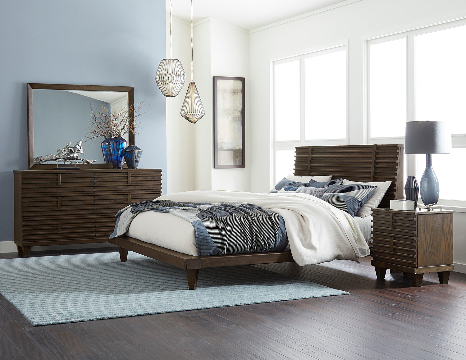 Ridgewood Dark Brown Dresser - 1600-5 - Bien Home Furniture &amp; Electronics