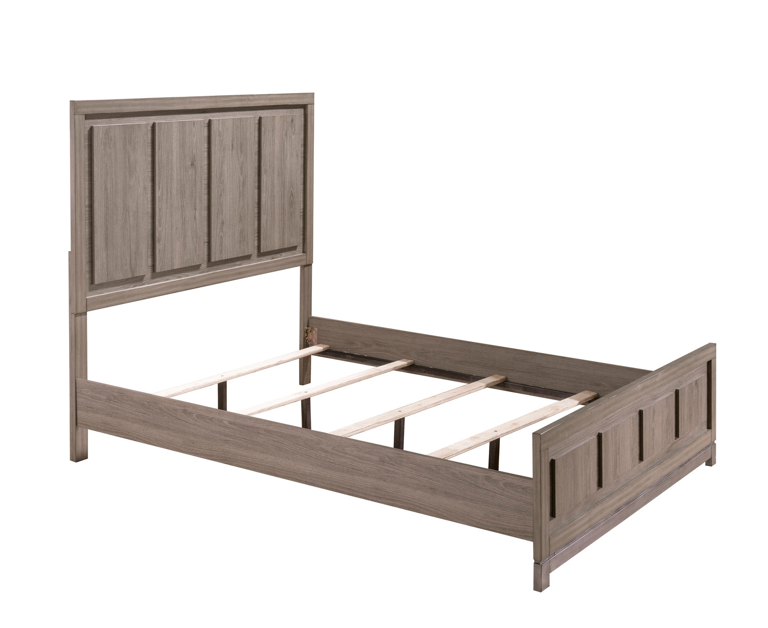 River Brown King Panel Bed - SET | B3150-K-HBFB | B3150-KQ-RAIL | - Bien Home Furniture &amp; Electronics