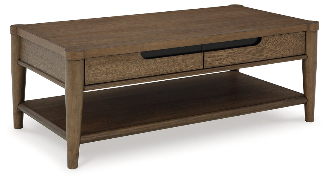 Roanhowe Brown Coffee Table - T769-1 - Bien Home Furniture &amp; Electronics