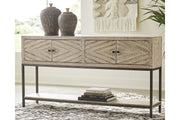 Roanley Distressed White Sofa/Console Table - A4000262 - Bien Home Furniture & Electronics