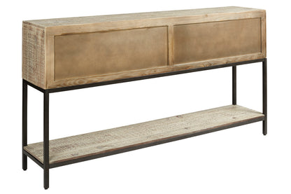 Roanley Distressed White Sofa/Console Table - A4000262 - Bien Home Furniture &amp; Electronics