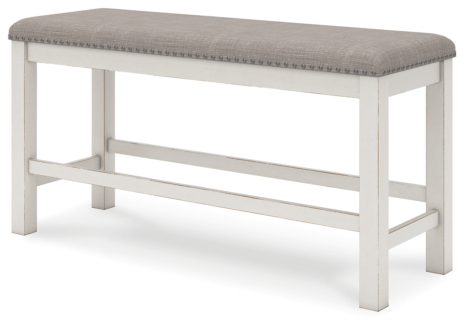 Robbinsdale Antique White 49" Counter Height Dining Bench - D642-09 - Bien Home Furniture &amp; Electronics