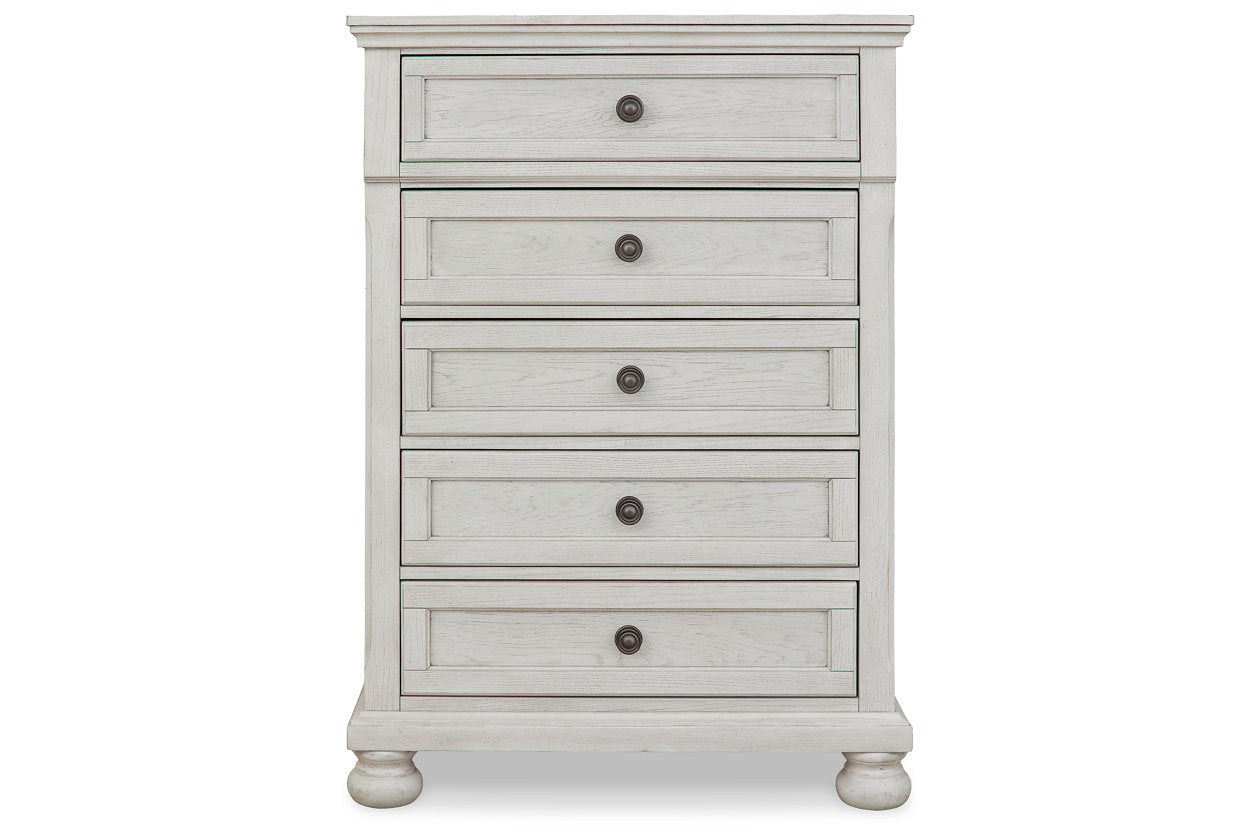 Robbinsdale Antique White Chest of Drawers - B742-45 - Bien Home Furniture &amp; Electronics