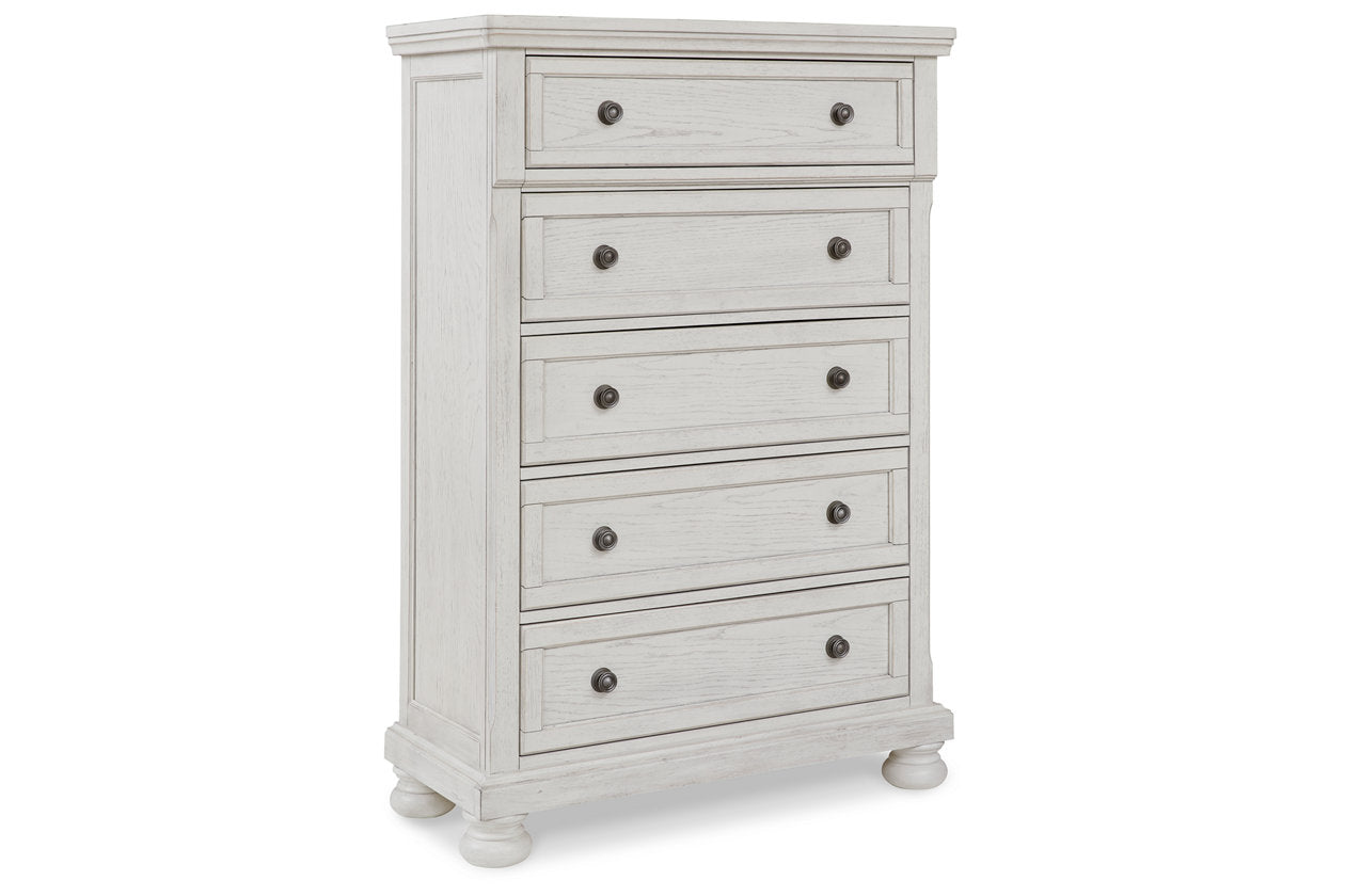 Robbinsdale Antique White Chest of Drawers - B742-46 - Bien Home Furniture &amp; Electronics