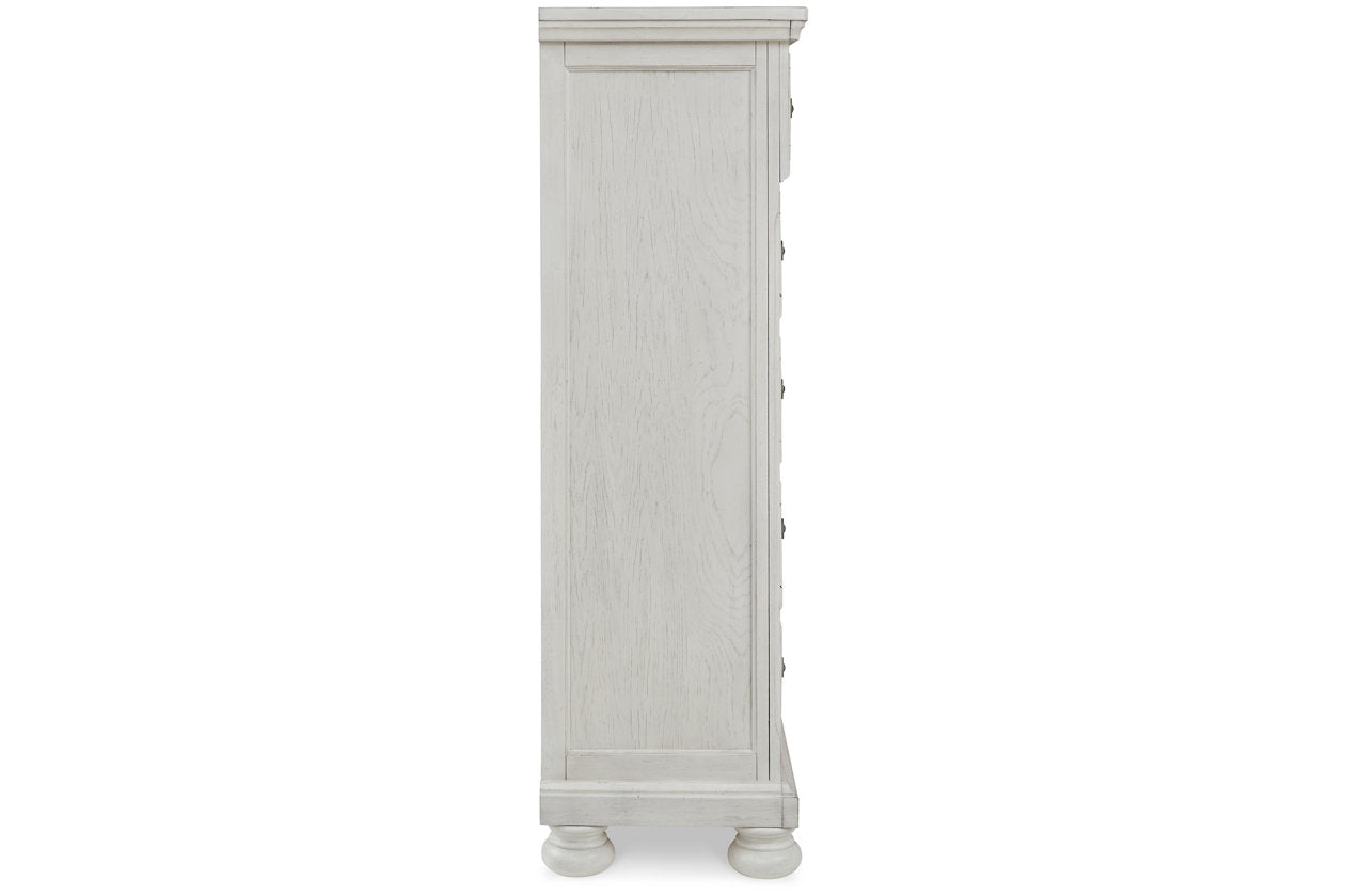 Robbinsdale Antique White Chest of Drawers - B742-46 - Bien Home Furniture &amp; Electronics