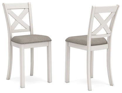 Robbinsdale Antique White Counter Height Barstool, Set of 2 - D642-124 - Bien Home Furniture &amp; Electronics