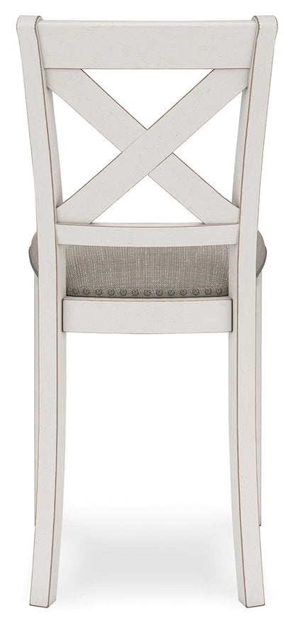 Robbinsdale Antique White Counter Height Barstool, Set of 2 - D642-124 - Bien Home Furniture &amp; Electronics