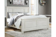 Robbinsdale Antique White King Panel Bed - SET | B742-56 | B742-58 | B742-97 - Bien Home Furniture & Electronics