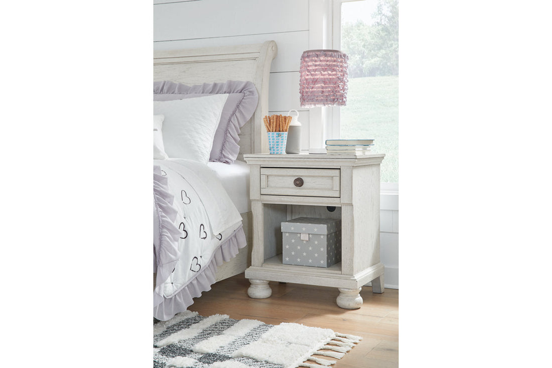 Robbinsdale Antique White Nightstand - B742-91 - Bien Home Furniture &amp; Electronics