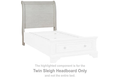 Robbinsdale Antique White Twin Sleigh Headboard - B742-53 - Bien Home Furniture &amp; Electronics