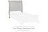 Robbinsdale Antique White Twin Sleigh Headboard - B742-53 - Bien Home Furniture & Electronics