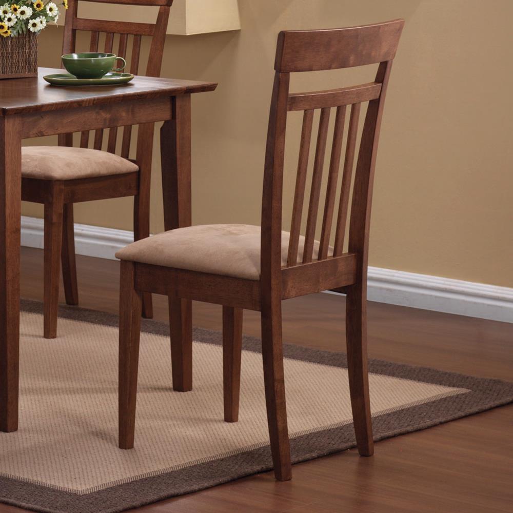 Robles 5-Piece Dining Set Chestnut/Tan - 150430 - Bien Home Furniture &amp; Electronics