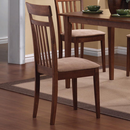 Robles 5-Piece Dining Set Chestnut/Tan - 150430 - Bien Home Furniture &amp; Electronics