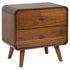 Robyn 2-Drawer Nightstand Dark Walnut - 205132 - Bien Home Furniture & Electronics