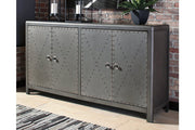 Rock Ridge Gunmetal Finish Accent Cabinet - A4000034 - Bien Home Furniture & Electronics