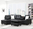 Rocket PU Reversible Sectional (Black) *Sectional - RocketPU Sectional - Bien Home Furniture & Electronics