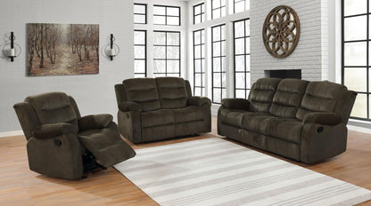 Rodman Pillow Top Arm Motion Loveseat Olive Brown - 601882 - Bien Home Furniture &amp; Electronics