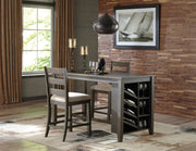 Rokane Brown 3-Piece Counter Height Set - SET | D397-32 | D397-124 - Bien Home Furniture & Electronics