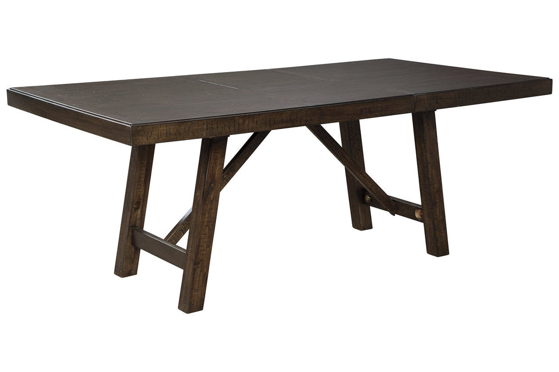 Rokane Brown Dining Extension Table - D397-35 - Bien Home Furniture &amp; Electronics