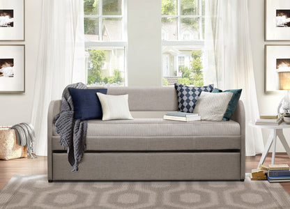 Roland Gray Daybed with Trundle - SET | 4950GY-A | 4950GY-B - Bien Home Furniture &amp; Electronics