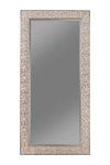 Rollins Silver Sparkle Rectangular Floor Mirror - 901997 - Bien Home Furniture & Electronics