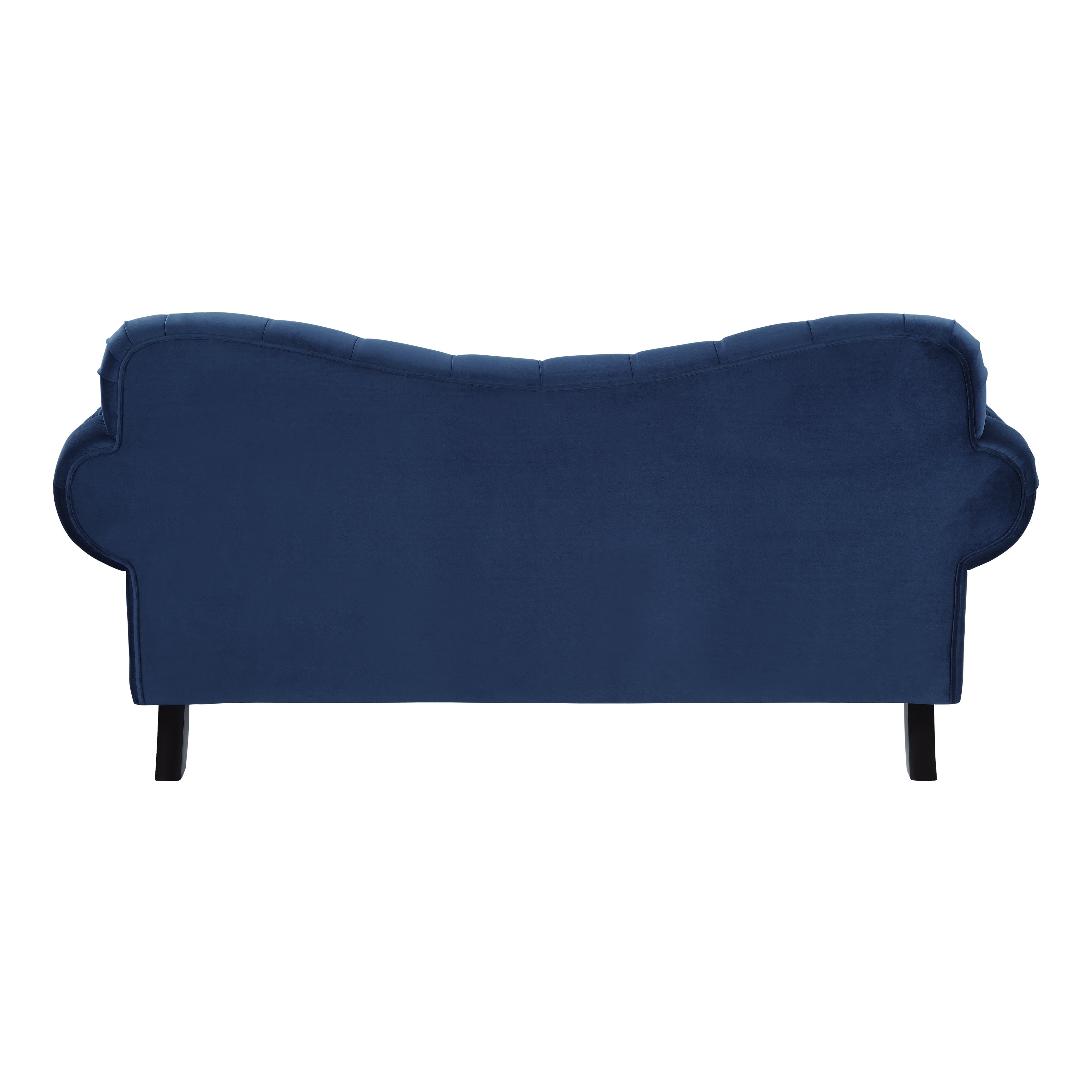 Rosalie Navy Blue Velvet Loveseat - 9330BU-2 - Bien Home Furniture &amp; Electronics