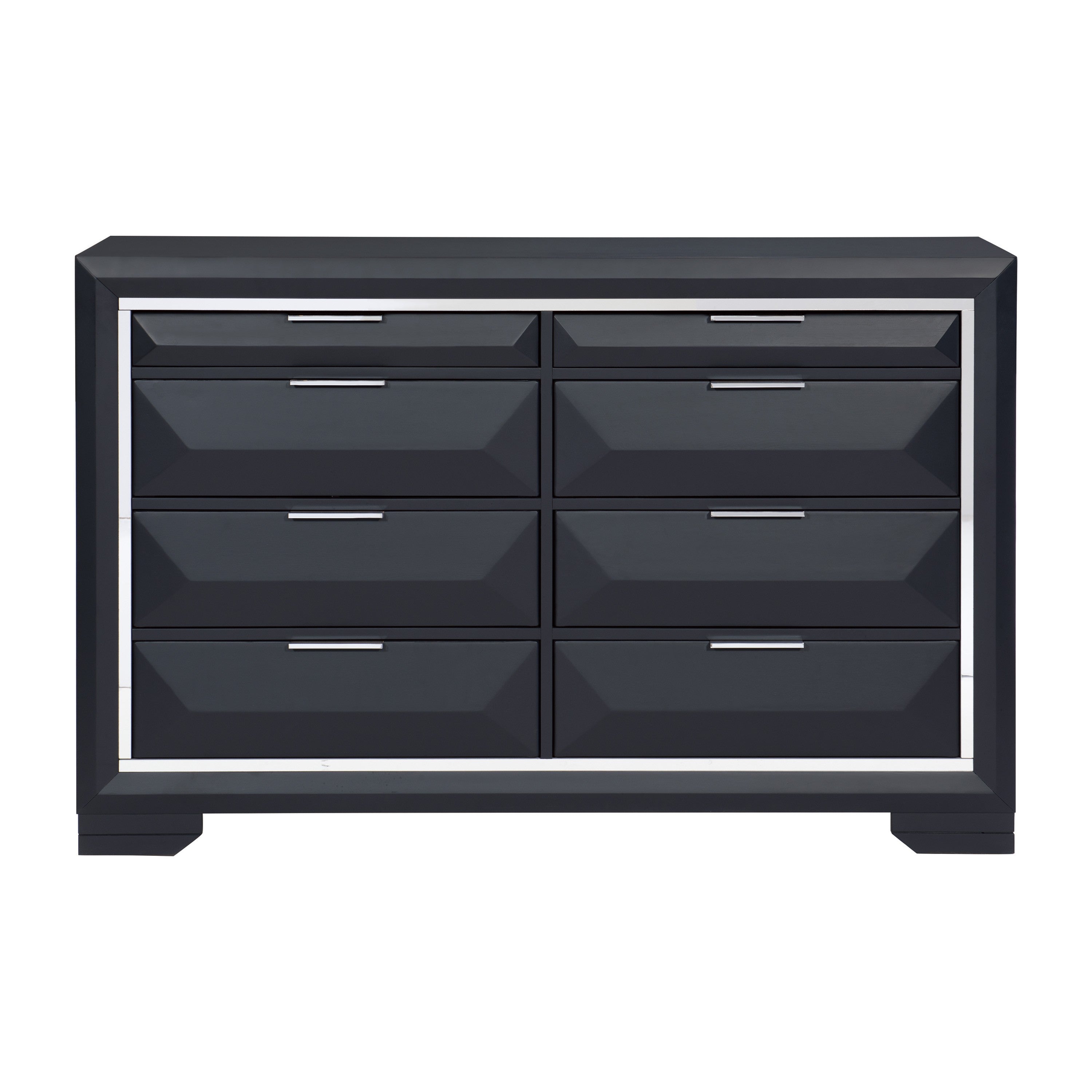 Rosemont Midnight Blue Dresser - 1553-5 - Bien Home Furniture &amp; Electronics