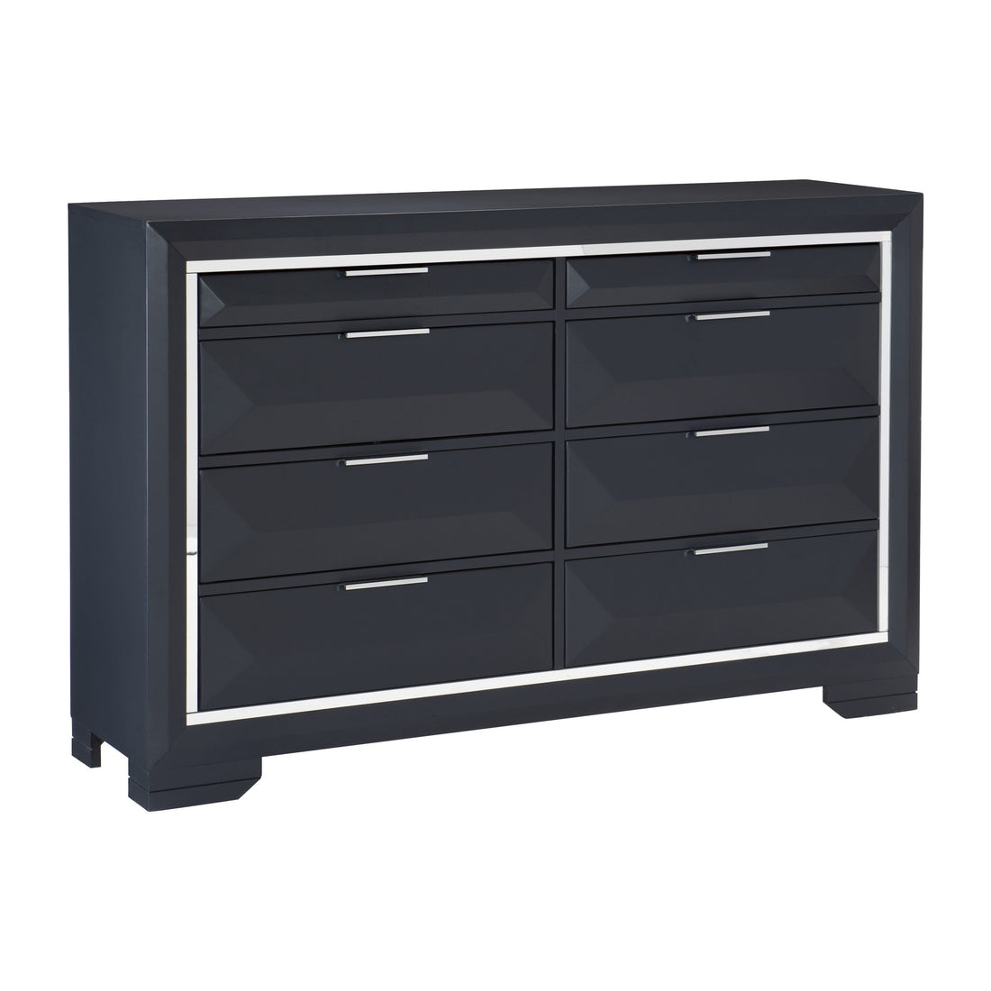 Rosemont Midnight Blue Dresser - 1553-5 - Bien Home Furniture &amp; Electronics