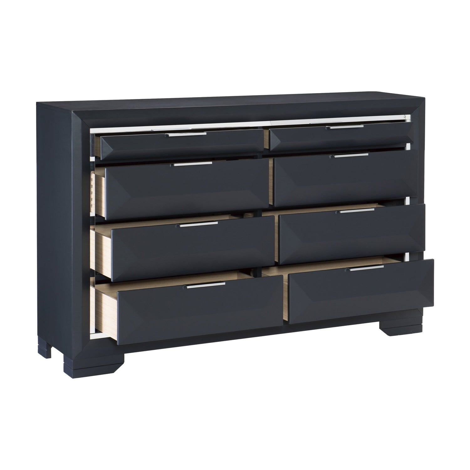 Rosemont Midnight Blue Dresser - 1553-5 - Bien Home Furniture &amp; Electronics