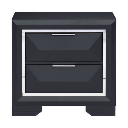 Rosemont Midnight Blue Night Stand - 1553-4 - Bien Home Furniture &amp; Electronics