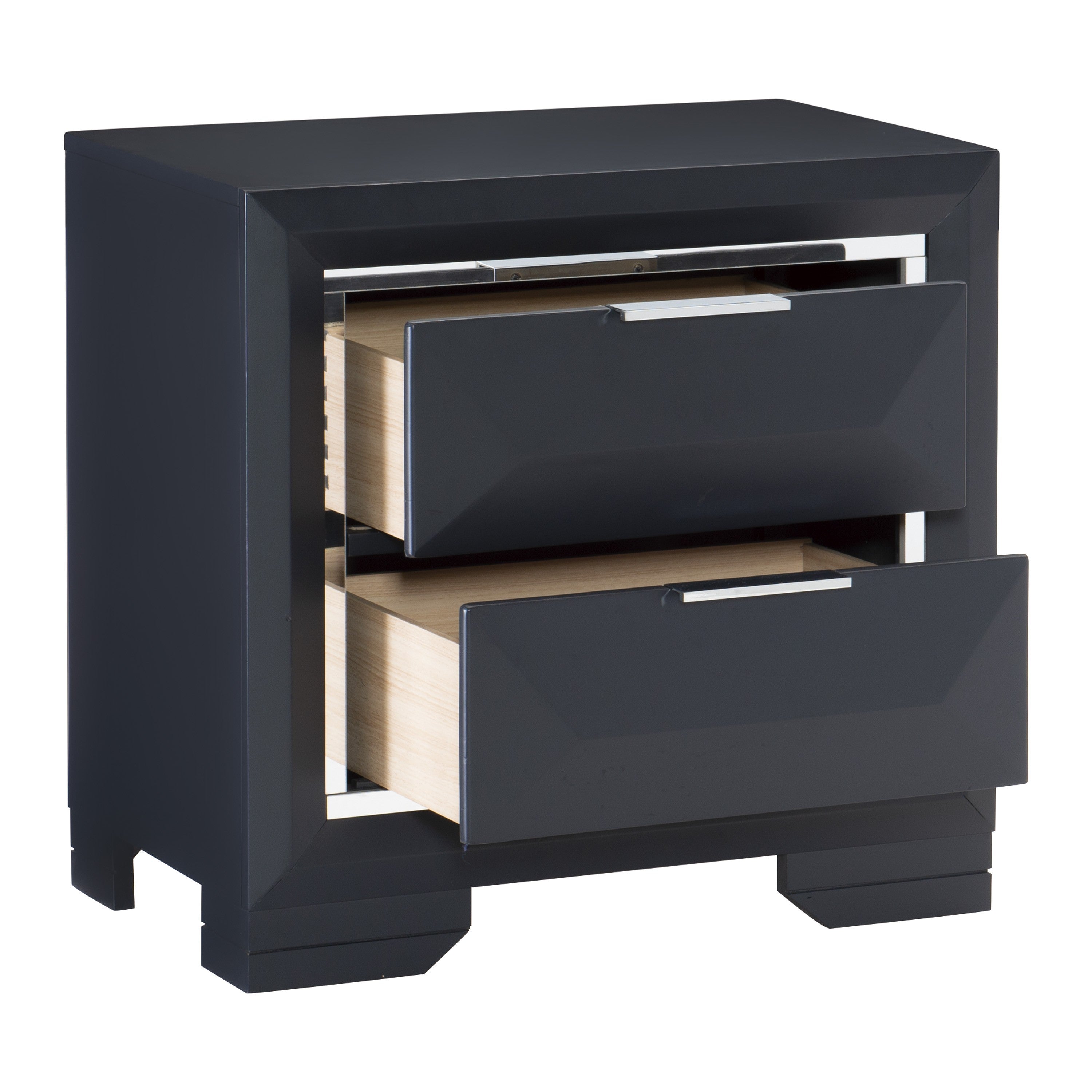 Rosemont Midnight Blue Night Stand - 1553-4 - Bien Home Furniture &amp; Electronics