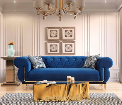 Rosy Navy Living Room Set - ROSYNAVY-SL - Bien Home Furniture &amp; Electronics