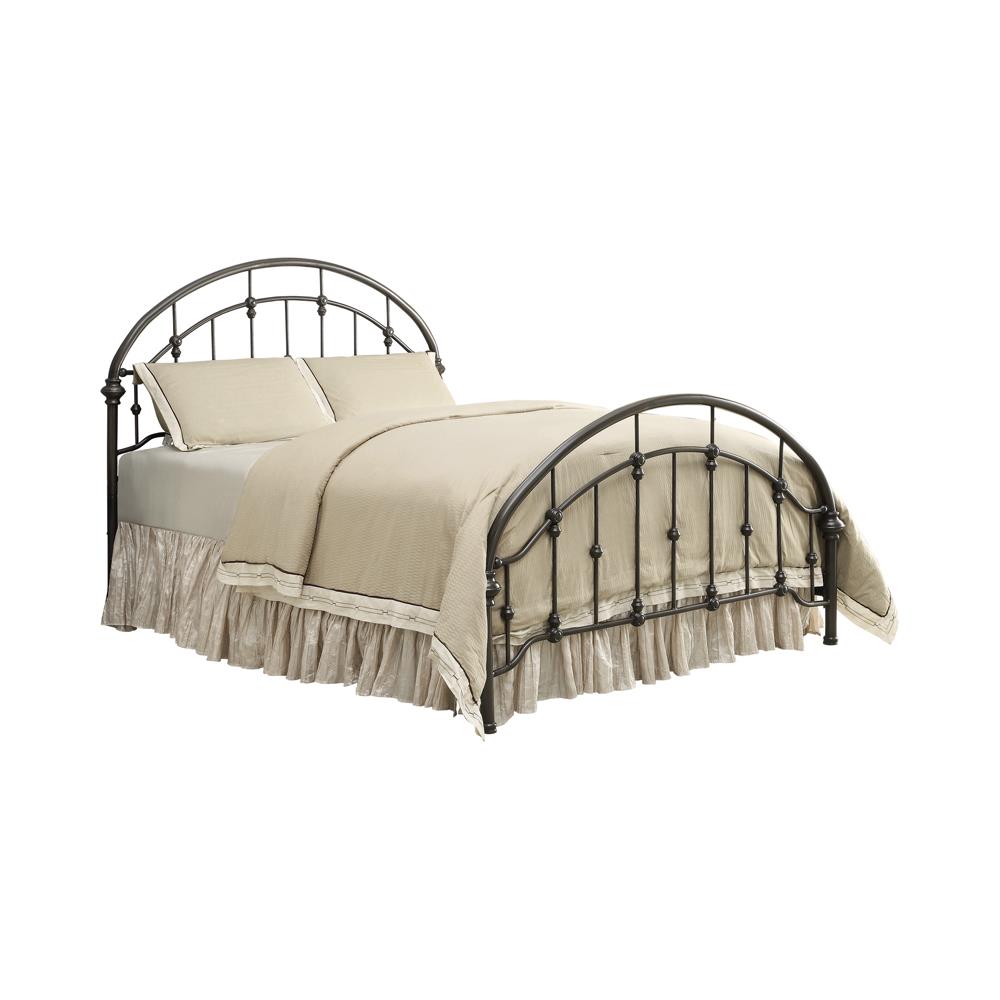 Rowan Eastern King Bed Dark Bronze - 300407KE - Bien Home Furniture &amp; Electronics