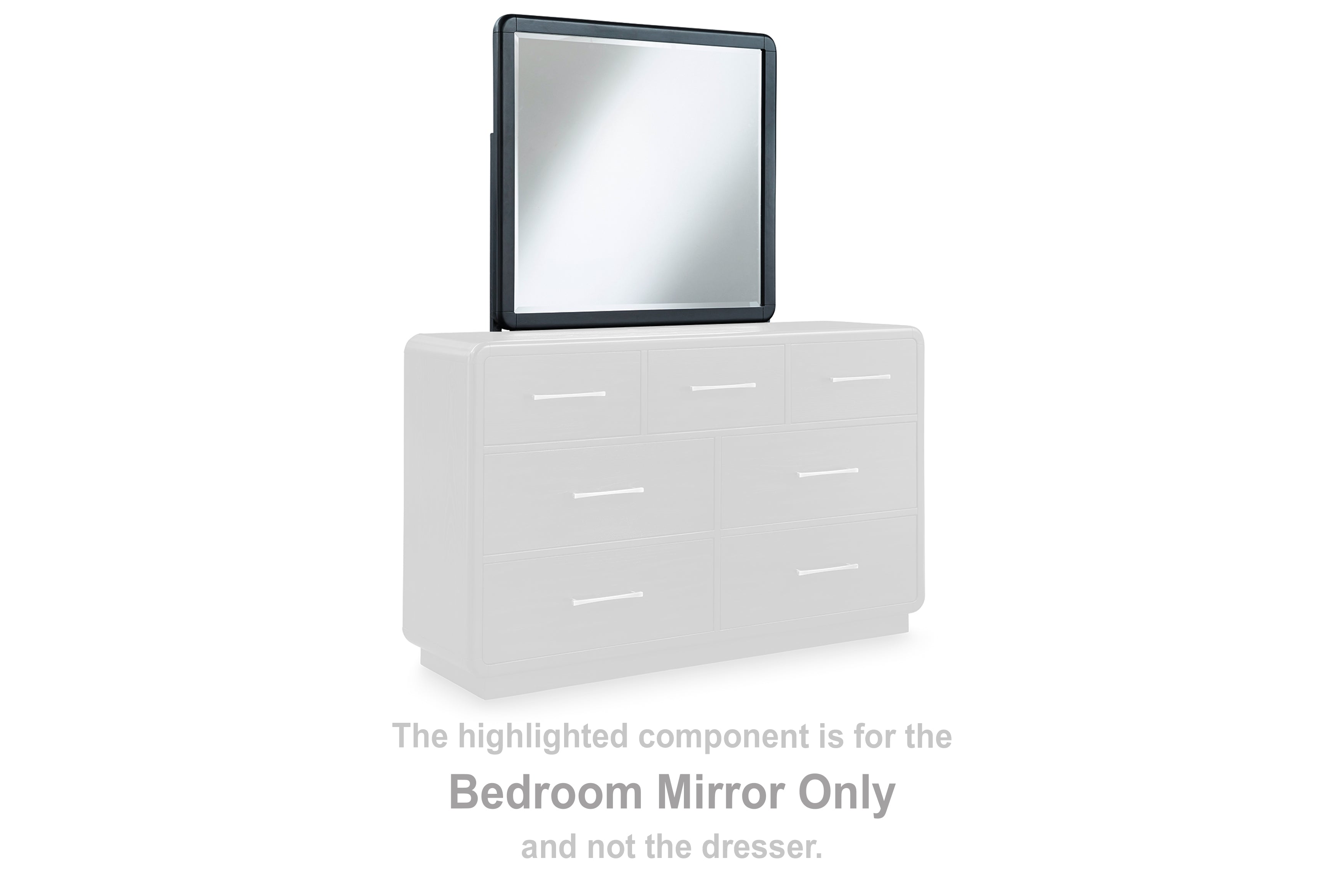 Rowanbeck Black Bedroom Mirror - B821-36 - Bien Home Furniture &amp; Electronics