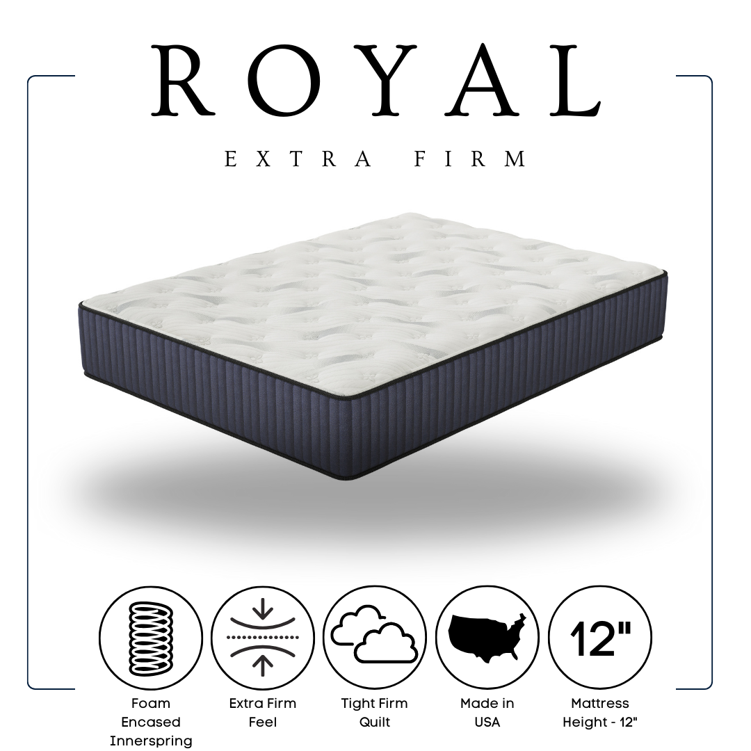 ROYAL COMFORT FIRM 12" HYBRID  - Twin, Full, Queen, King *Twin - ROYAL COMFORT FIRM HYRBID- MATTRESS Twin - Bien Home Furniture &amp; Electronics