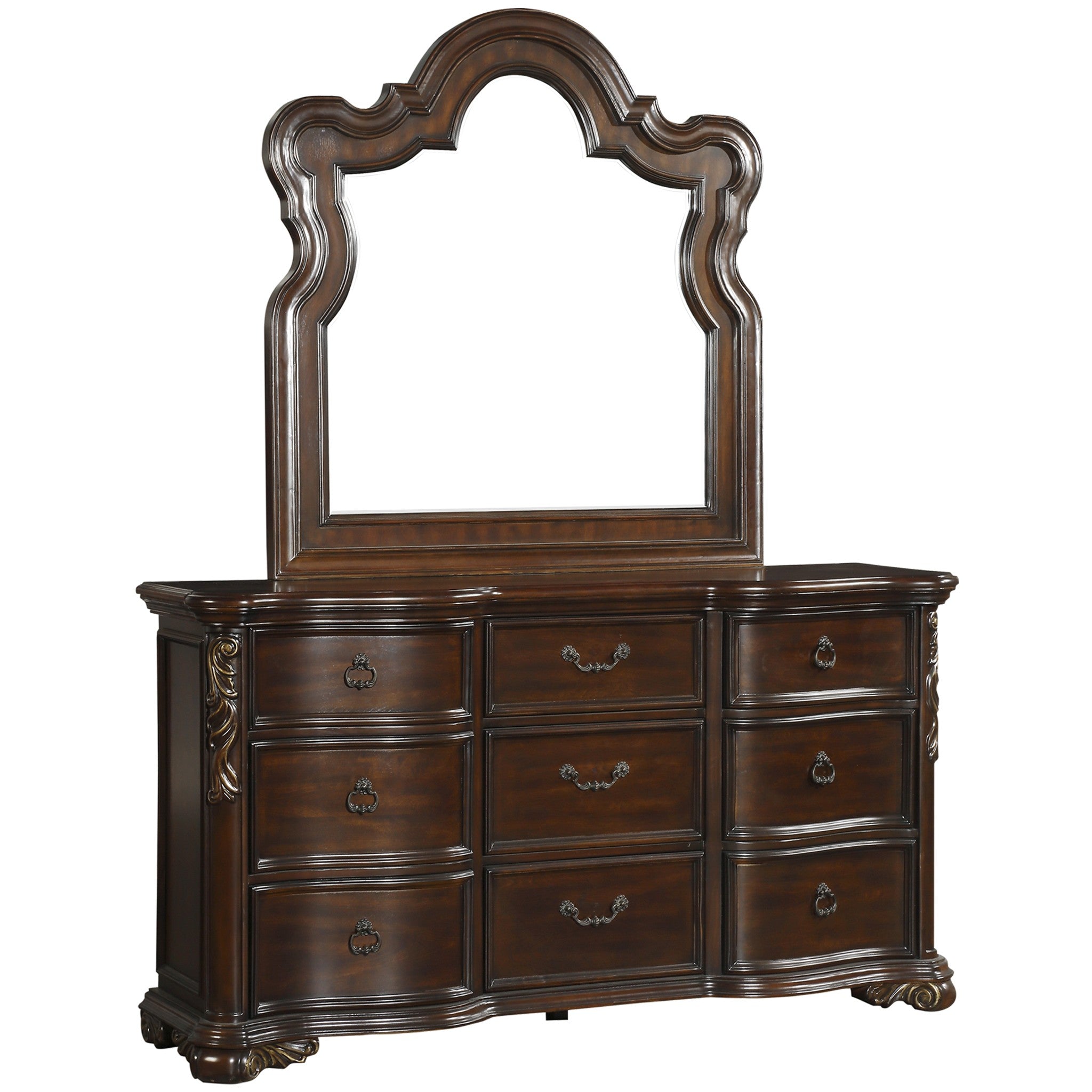 Royal Highlands Rich Cherry Dresser - 1603-5 - Bien Home Furniture &amp; Electronics