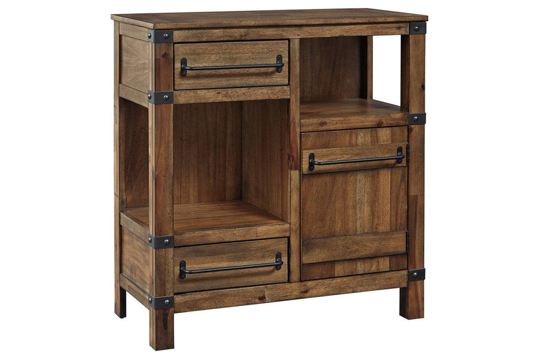 Roybeck Light Brown/Bronze Accent Cabinet - T411-40 - Bien Home Furniture &amp; Electronics
