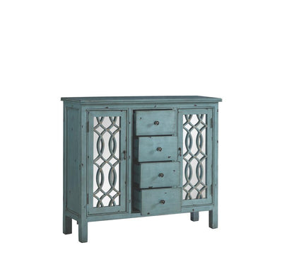 Rue Antique Blue 4-Drawer Accent Cabinet - 950736 - Bien Home Furniture &amp; Electronics