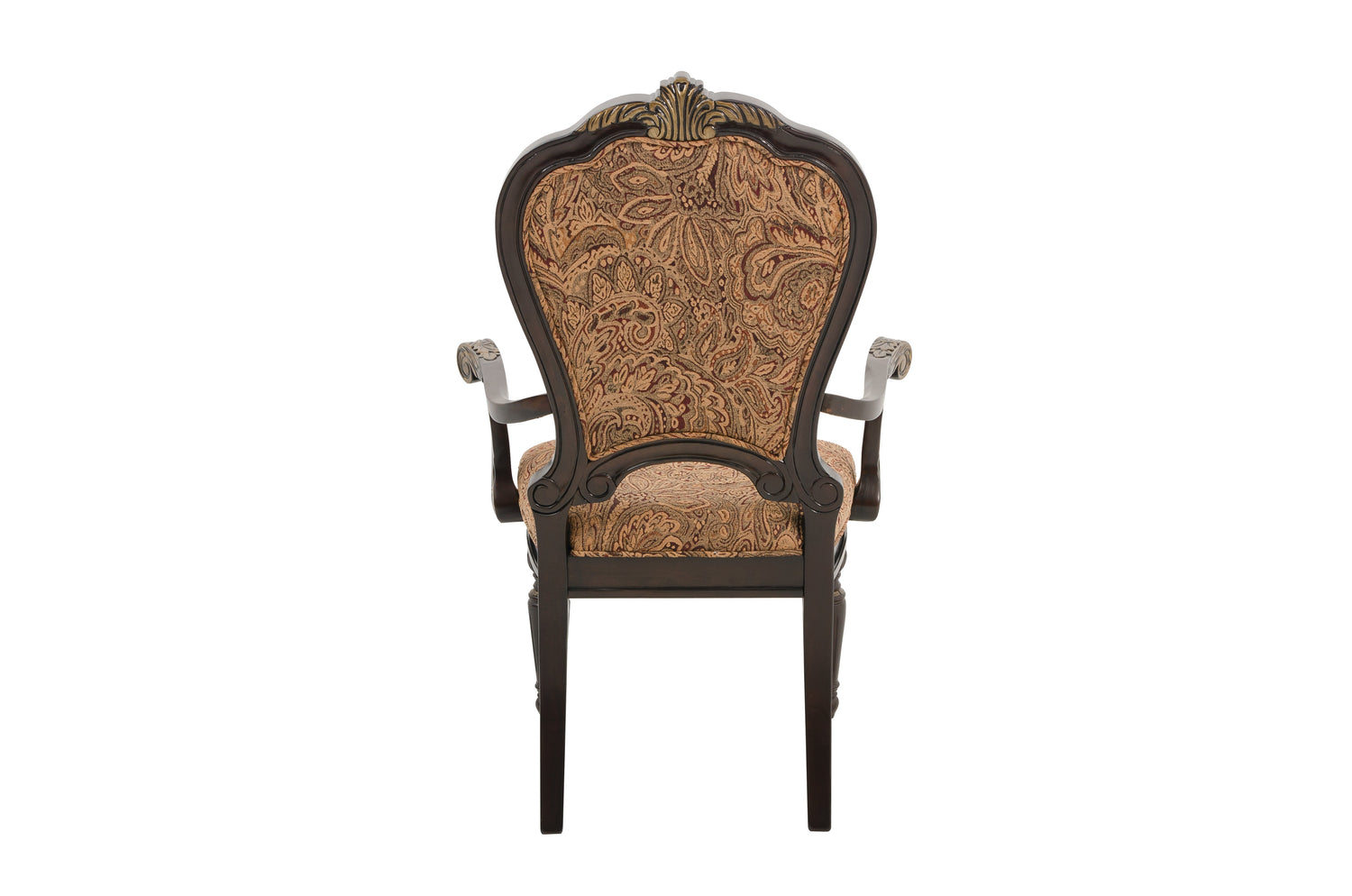 Russian Hill Warm Cherry Arm Chair, Set of 2 - 1808A - Bien Home Furniture &amp; Electronics