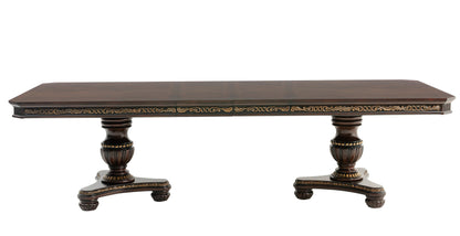 Russian Hill Warm Cherry Extendable Dining Table - SET | 1808-112 | 1808-112B - Bien Home Furniture &amp; Electronics