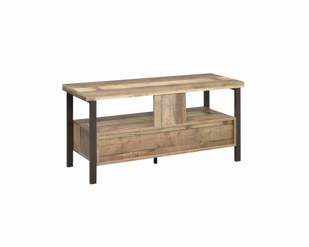 Ruston 48&quot; 2-Drawer TV Console Weathered Pine - 721882 - Bien Home Furniture &amp; Electronics
