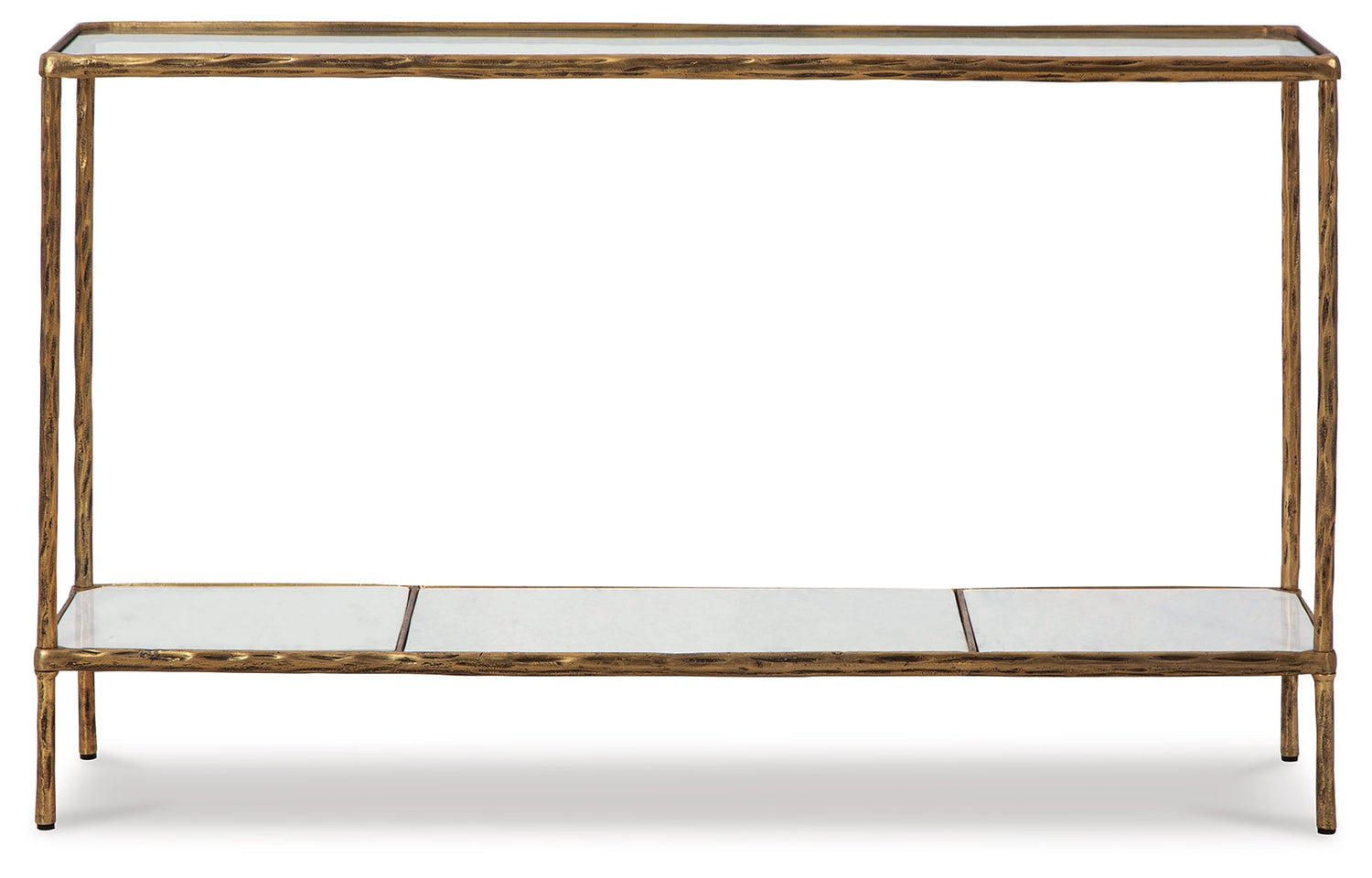 Ryandale Antique Brass Finish Console Sofa Table - A4000443 - Bien Home Furniture &amp; Electronics