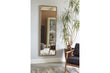 Ryandale Antique Brass Finish Floor Mirror - A8010265 - Bien Home Furniture & Electronics