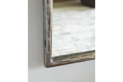 Ryandale Antique Pewter Finish Accent Mirror - A8010266 - Bien Home Furniture &amp; Electronics