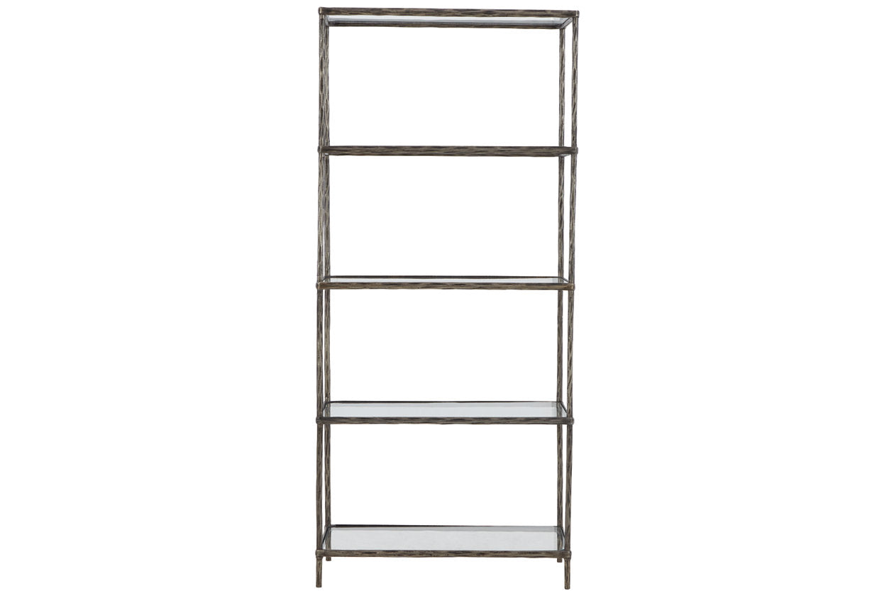 Ryandale Antique Pewter Finish Bookcase - A4000451 - Bien Home Furniture &amp; Electronics