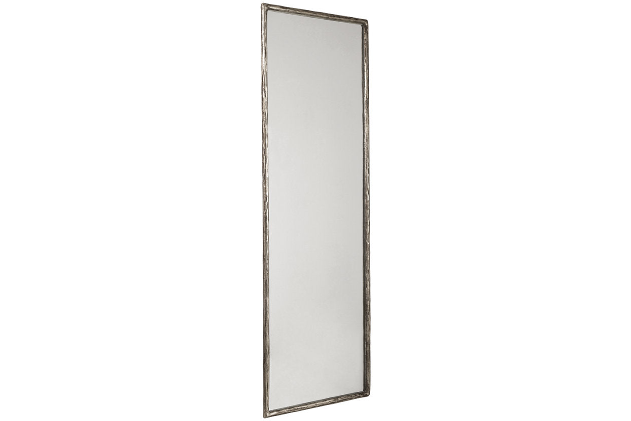 Ryandale Antique Pewter Finish Floor Mirror - A8010267 - Bien Home Furniture &amp; Electronics