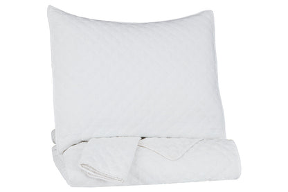 Ryter White Twin Coverlet Set - Q721001T - Bien Home Furniture &amp; Electronics