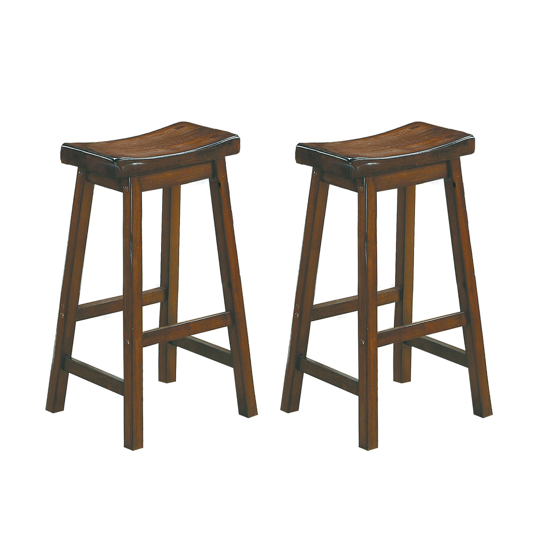 Saddleback Warm Cherry Pub Height Stool, RTA, Set of 2 - 5302C-29 - Bien Home Furniture & Electronics