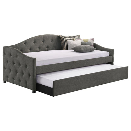 Sadie Upholstered Twin Daybed with Trundle - 300638 - Bien Home Furniture &amp; Electronics