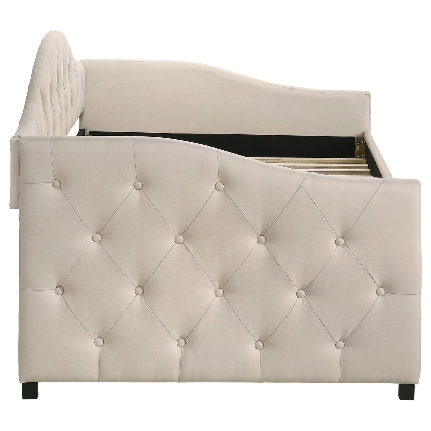 Sadie Upholstered Twin Daybed with Trundle - 300639 - Bien Home Furniture &amp; Electronics